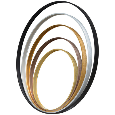Marco de oro del perfil de aluminio de la fuente de la fábrica/negro decorativo del fixie del marco del espejo de aluminio