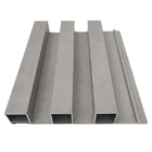 La pared de la exposición de Matte Anodized Silver Aluminum Slatwall sacó los perfiles de aluminio